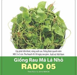 Hạt giống Rau má lá nhỏ - Gói 50gr