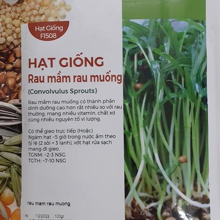 Hạt giống Rau mầm rau muống 100Gr