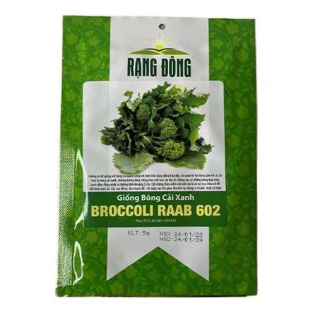 Hạt giống Súp lơ xanh - Bông cải xanh BROCCOLI RAAB 602